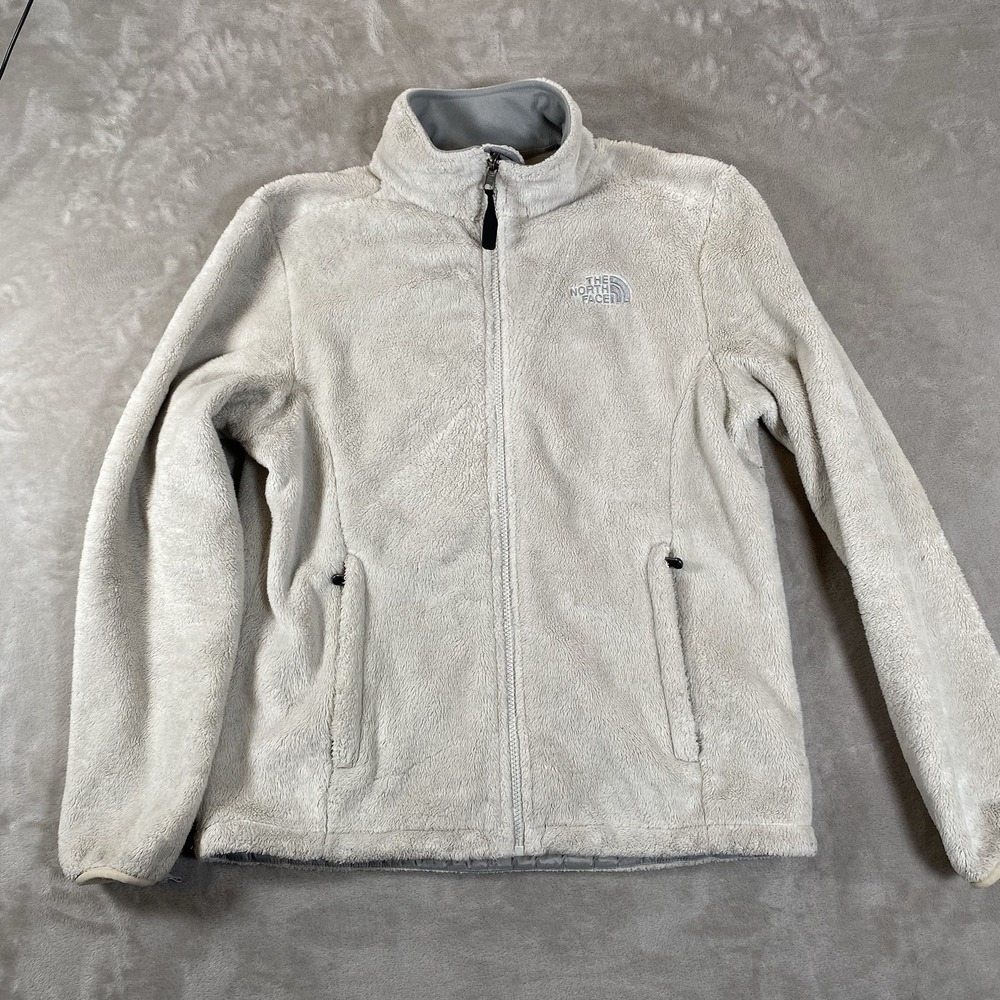 The North Face Womens Medium Furry Fleece Coat Top Fleece‎ 2 Full Zip